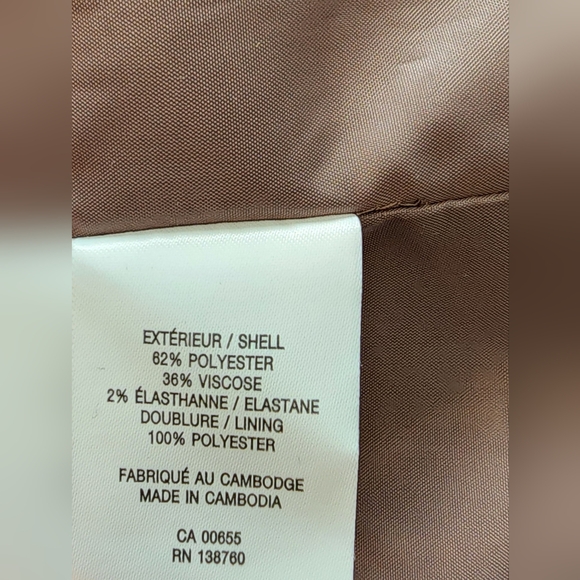 [22] NWOT Reitmans Plaid Double Breasted Relaxed Blazer - Picture 10 of 11